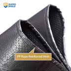 GUARD SHIELD Tarp 20x20 Feet Waterproof Grey/Silver Tarps 8Mil Multi Purpose UV Resistant Cover for Outdoor,Camping,Tent,Boats