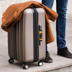 2 Pack Luggage Handle Wrap with Travel Tags - Non-Slip Protective Cover Soft Handle Grips Covers for Suitcase(Desert Trucks)