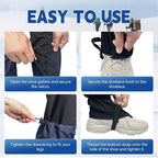 1 Pairs Gators for Hiking Boots,Adjustable Leg Gaiters for Women and Men Boots, Waterproof and Breathable Trail Gaiters for Hiking, Snow and Garden Weeding