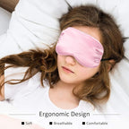 12 Pieces Silk Sleep Mask Pure Silk Sleep Eye Mask with Adjustable Strap Soft and Smooth Eye Cover for Sleeping Blocking Out Lights Men and Women(Assorted Colors)