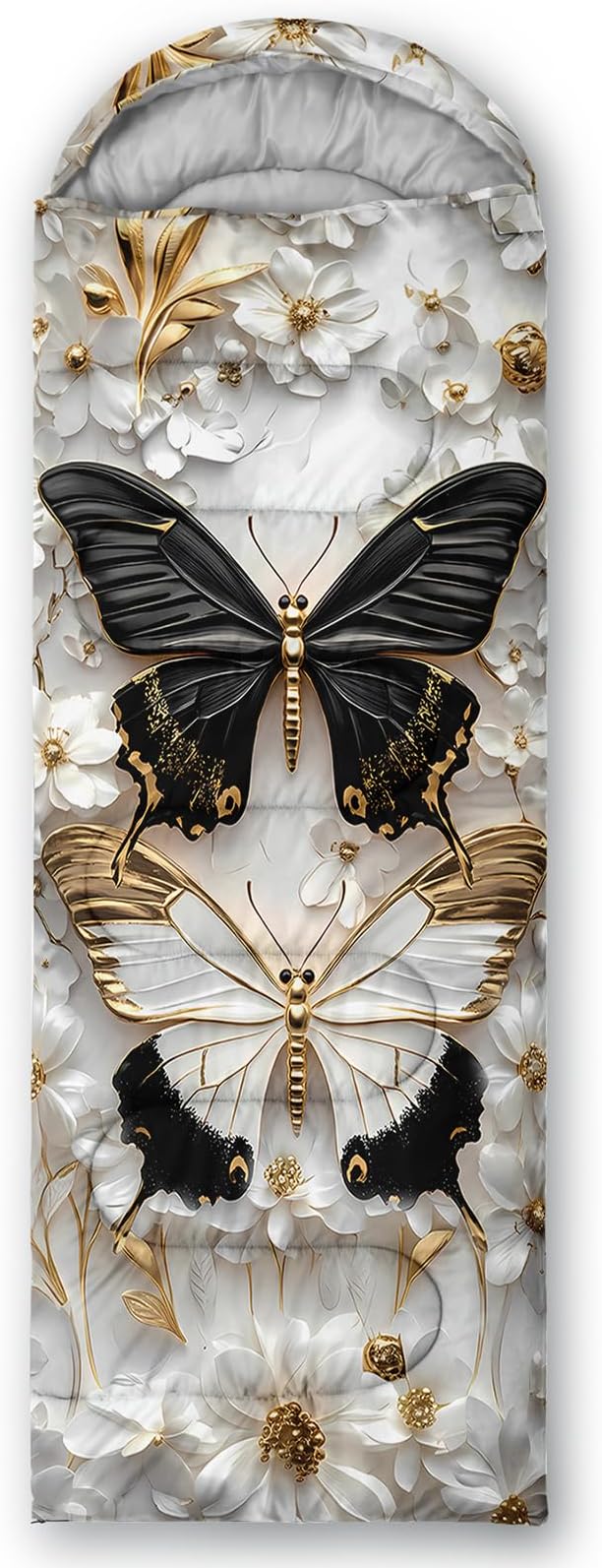 AILONEN Outer Space Astronaut Camping Sleeping Bags,Lightweight & Waterproof,3 Season Warm & Cool Weather,Cartoon Sleeping Bags for Kids,Boys Girls Travelling,Outdoors