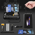 PHIXTON Rechargeable Flashlights 2000 High Lumens Long Range 3280 FT, Super Bright USB C LED Flashlight Long Lasting 15 Hours, Powerful Multifunctional Strong Flash Lights, for Camping