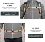 MOUNTAINTOP Hiking Backpack 35L Travel Backpack Lightweight Daypack for Men&Women Outdoor Camping