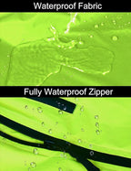 baleaf Men's Rain Jacket Waterproof Windbreaker Raincoat Running Cycling Hiking Gear Hood Lightweight Reflective Packable