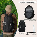 27L Lightweight Everyday Outdoor Backpack for Men and Women, Dual-Use Daypack Fits 16 Inch Laptop, Ideal for Commuting, Travel, Hiking, Business, School and Gym