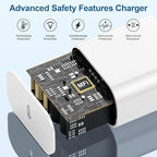 3 in 1 Apple Watch Charger,6ft Fast Magnetic iWatch/USBC/Lightning to USB C Charging Cable Cord and Type C Wall Block for iWatch Series 11/10/9/8/7/SE/6/5/4/3/2, iPhone 17 16 15 14 13 12 Pro Max Plus