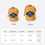 Suparpine II Hammock for Camping with Straps Included (Deep Moss, Double)