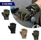 FIORETTO Fingerless Gloves for Airsoft Shooting Half Finger Hunting Hiking Cycling Driving Motorcycle Climbing Work Gloves M210603