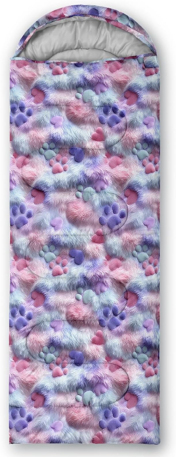 AILONEN Outer Space Astronaut Camping Sleeping Bags,Lightweight & Waterproof,3 Season Warm & Cool Weather,Cartoon Sleeping Bags for Kids,Boys Girls Travelling,Outdoors