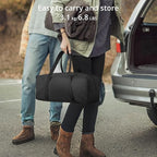 Ultralight Camping Cot Save Effort, Comfortable Camping Bed Supports 275 Lbs with Side Pocket, Compact Portable Backpacking Cot for Hiking, Travel, Truck, Beach, Office, Black