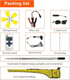 CONPEX Altra LED Telescoping Camping Lights, Portable Led Outdoor Camp Lighting with Remote & Manual Control Stand DC12V Outdoor Camp Light Telescopic Pole Fishing Light at Night