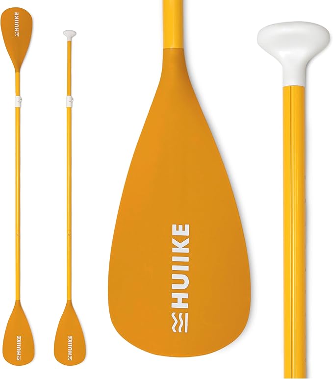 Paddle Board Paddle 2-in-1 Aluminum Sup Paddleboard Oar & Kayak Detachable 4 Piece | Double Sided Sup Oar Adjustable for Stand Up Board | Packable Paddleboard Ore & Kayak for Paddleboarding