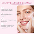 Sakura Skincare Set for Teen Girls 10-12,Skin Care Sets & Kits,33PCS Teenage Girls Gifts,Complete Pamper Face Care Sets for Women,Daily Facial Skincare Routine (One Size, Cherry Blossom-StyleD)