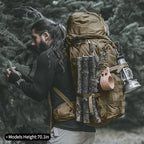 Mardingtop 75L Molle Hiking Internal Frame Backpacks with Rain Cover for Camping,Backpacking,Travelling
