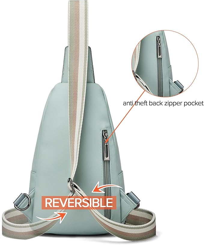 Sling Bag Crossbody Bags for Women Small Cross Body Bag Fanny Packs Chest Sling Purse for Daily Travel Leisure Sport