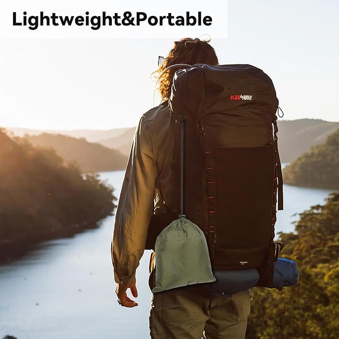 Hammock Rain Fly Tent Tarp Large Ultralight Camping Tarps Waterproof Portable Backpacking Multifunctional Nylon Rain Cover for Outdoor Hiking, Picnic, Hammock, Car, Backpacking,11.5x9.5ft