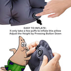 Inflatable Seat Cushion, Portable Air Seat Chair Cushions for Pressure Relief Breathable Waffle Square Seat Pad for Home Car Wheelchairs Office Chairs and Airplanes (2PCS)