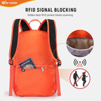 SKYSPER Small Hiking Backpack for Men Women 20L RFID Packable Daypack Ultralight Foldable Back Pack Lightweight Collapsible Travel Day Pack