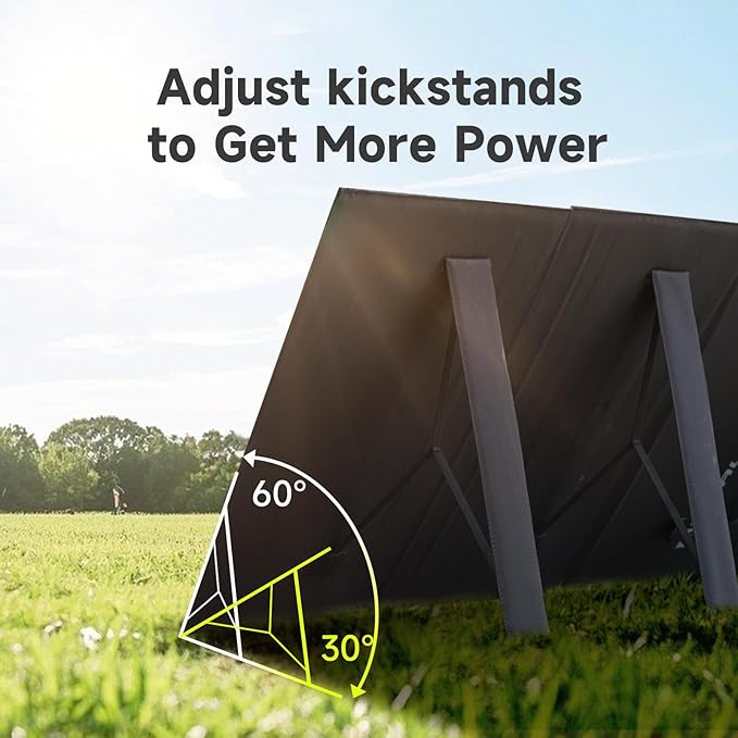 ALLPOWERS SP033 200W Portable Solar Panel Foldable, 23% High Efficiency Solar Charger with MC4 Connectors for Power Station, RV, Camping, Home Use, Compact Folding Solar Panel（SP033-200W