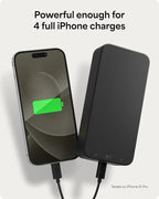 mophie Powerstation XL Power Bank 2023-20,000 mAh Large Internal Battery, (2) USB-A Ports and (1) 20W USB-C PD Fast Charging Input/Output Port, Travel-Friendly