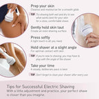 Panasonic Electric Shaver for Women, Cordless 4-Blade Shaver, Bikini Attachment, Pop-Up Trimmer, Wet Dry Operation, Electric Razors for Women - ES-AWL8AV (Purple)