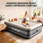 InnoTruth Air Mattress Full with Built in Pump, Inflatable Blow up Mattress, 18" Raised Colchones Inflables Air Bed for Guests & Home, Ideal for Home Use and Outdoor Camping, 600lb Weight Capacity