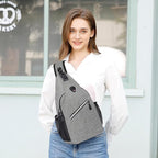 MOSISO Sling Backpack, Multipurpose Crossbody Shoulder Bag Travel Hiking Daypack