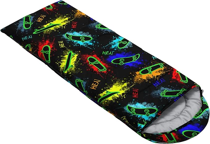 BSNTHO Camping Sleeping Bags,3 Season Warm & Cool Weather,Lightweight,Waterproof Sleeping Bags for Adults & Kids,Traveling,and Outdoors,Camping Gear Equipment