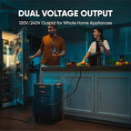 Jackery Solar Generator 5000 Plus Portable Power Station, 5040Wh LiFePO4 Battery with Jackery Explorer 300 Plus Portable Power Station, 288Wh Backup LiFePO4 Battery