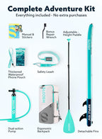 SLOOSH Inflatable Stand Up Paddle Board, 10'6" Paddle Boards with Premium Accessories, Non-Slip EVA Deck, Ultra-Light Carry Bag Pump, Ripple SUP for Youth & Adults of All Skill Levels