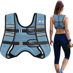 Weighted Vest Woman - Womens Weight Vest for Walking, Strength Training Weight Vests for women, Reflective Stripe Fitness Vest for Workout Running Jogging