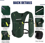 Running Vest for Women & Men, Lightweight 150g Hydration Backpack, 6L Pack for Trail Running, Marathon, Hiking, Cycling, Jogging, Adjustable Fit