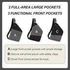 Anti Theft Crossbody Travel Bags for Women Men Cross Body Slim Sling Handbags with S Hook Antitheft