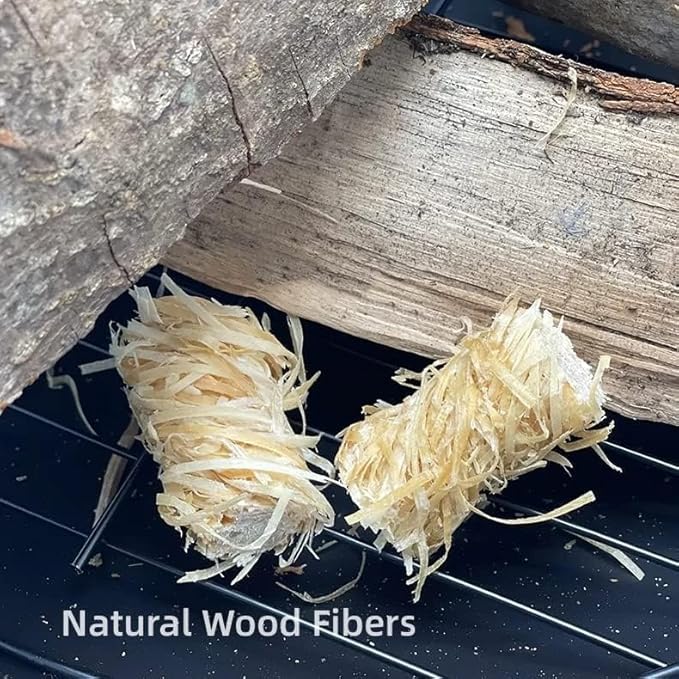 50 PCS Fire Starter for Fireplace, Waterproof - Natural Fire Starters, for BBQ, Pizza Oven, Fire-Pit, Campfires, Camping Charcoal Starter, Quick Light Wood Charcoal Firestarter