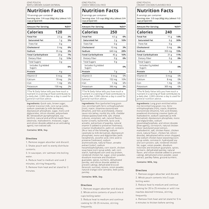 by Chuck Norris Roundhouse Provisions 3 Day, 26 servings Emergency Meal Kit, Grab-and-Go, Premade, Disaster Prep, Hiking, Survival, Adventure, Camping Food, 25 Year Shelf Life.
