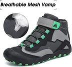 Mishansha Kids Hiking Boots Toddler Girls Boys Hiking Shoes Water-Resistant Anti-Collision Non-Slip Athletic Outdoor Trekking Boots
