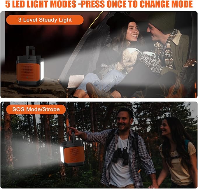 400W Portable Power Station, 296Wh Outdoor Solar Generator Backup Ternary Battery Pure Sine Wave Power Pack with AC/DC Outlet, PD 65W USB-C Outlet for Home, Camping, RV, Blackout, CPAP