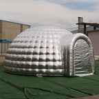 SAYOK Outdoor Portable Inflatable Igloo Dome Tent with Led Light for Party Wedding Event Camping