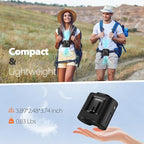 Portable Waist Fan - 14500mAh Rechargeable Battery, 67Hrs Cooling Belt Fan, 5 Powerful Speed & 360° Rotatable, Hands Free Clip On Waist With LED Light for Work Gift Camping Travel Outdoor