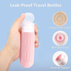 IYYI Travel Bottles for Toiletries, TSA Approved Travel Size Containers, Silicone Toiletries Bottles, Leakproof, Refillable Containers Kits for Shampoo and Conditioner (Bright, 90, Milliliters)