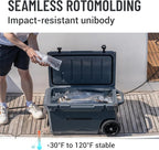 EchoSmile 25/30/35/40/60/75 Quart Rotomolded Cooler, Built to Stand up to The Rigors of The Journey