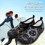 Deevike Water Shoes for Women Men Barefoot Quick-Dry Aqua Socks Slip-on for Beach Swim Surf Yoga Exercise