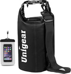 Unigear Dry Bag Waterproof, 2L/5L/10L/20L/30L/40L Floating and Lightweight Bags for Kayaking, Boating, Fishing, Swimming and Camping with Waterproof Phone Case