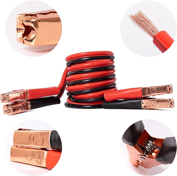 General Medi 127-Pieces Roadside Car Emergency Kit Include Mini First Aid Kit, Jumper Cables,Tow Rope, Bandage, Safety Vest, Emergency Triangle, All in One Pack