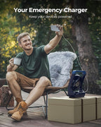 Rechargeable Battery Operated Fan 20000mAh, Camping Fan for Tents, Portable Long Last USB Desk Fan for Hurricane Season,3 Speed, 360°Rotation,2/4 hours Timer