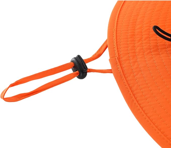 Connectyle Wide Brim Sun Hat for Men Breathable Cowboy Boonie Hat UPF 50+ Sun Protection Bucket Hat for Fishing Hiking