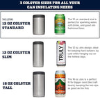 YETI Rambler 12 oz. Colster Can Insulator for Standard Size Cans, Navy/White/Badge