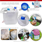 WaterStorageCube BPA Free Collapsible Water Container with Spigot, Camping Water Storage Carrier Jug for Outdoors Hiking Backpack & Survival Kit, Foldable Portable Water Canteen 1.3/2.6/5.3 Gallon