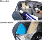 Travel Toiletry Bag 5L, Compact Travel Organizer with Waterproof TPU Wet/Dry Compartment