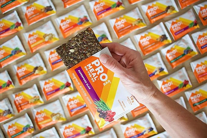 PROBAR - Meal Bar 12 Flavor Variety Pack - Natural Energy, Non-GMO, Gluten-Free, Plant-Based Whole Food Ingredients, 3 Ounce (Pack of 12) - Flavors May Vary